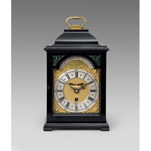 18TH CENTURY ANTIQUE EBONIZED BRACKET CLOCK BY WILLIAM KIPLING OF LONDON